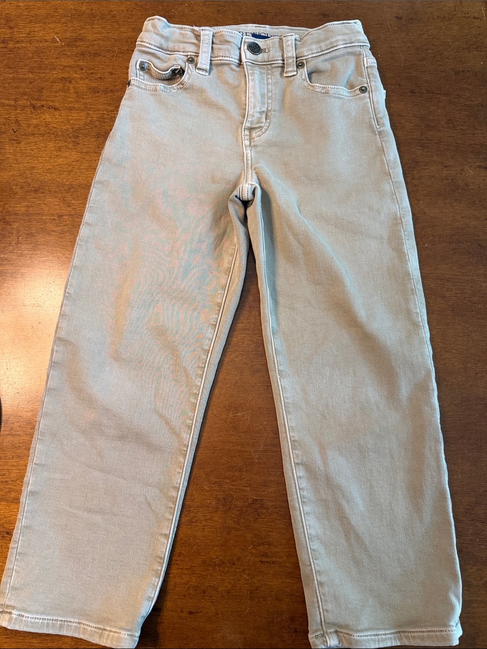 Crewcuts Straight-Leg Kids Pants in Light Khaki